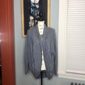 Maronia Dolman-Style Ribbed Cardigan